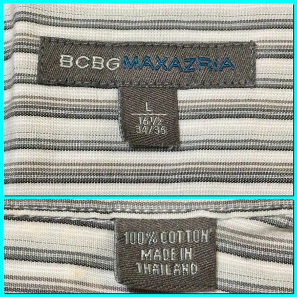 2 Vtg Dress Shirts, sz 16/34-35 - Picture 3 of 9